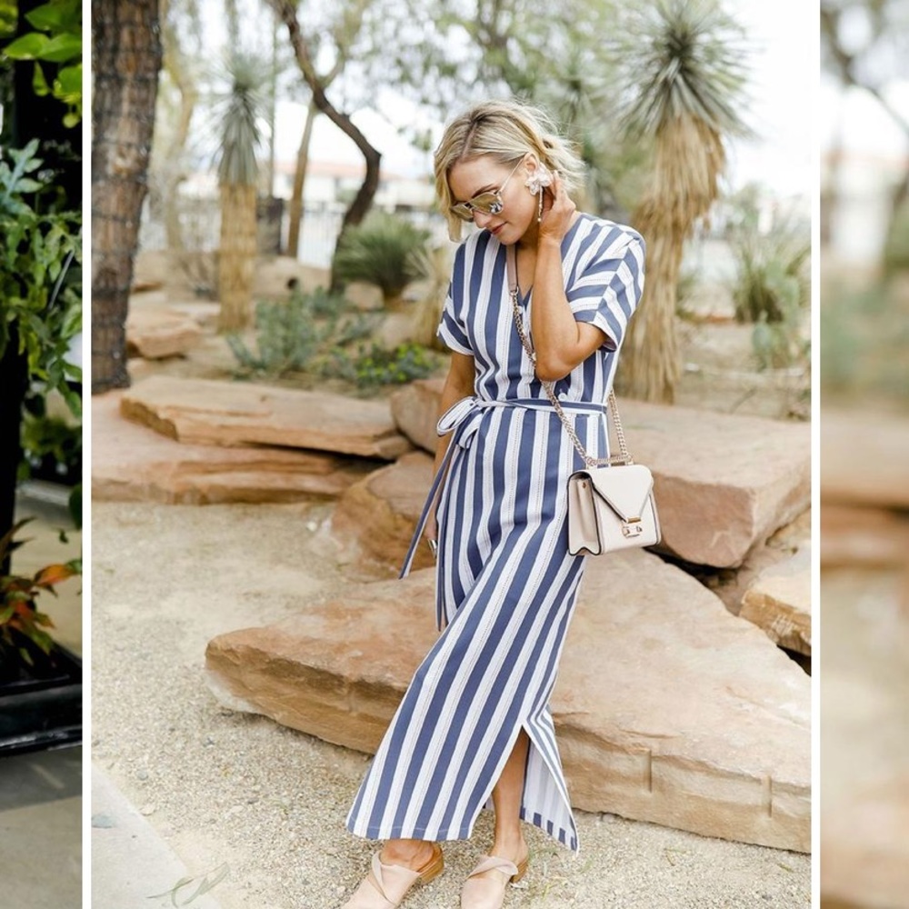 Bollie Brand Striped Dress